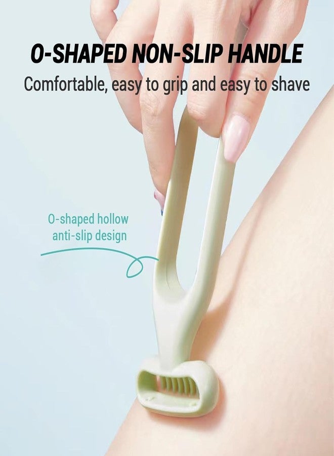 Abhaymart Armpit Hair Removal|Trimming and Hair Removal Body Razor for Women Razor for Armpit Hair Hair Removal Tool Manual Hair Shaver Body Hair Removal Tools (Pack Of 2) - Image 5